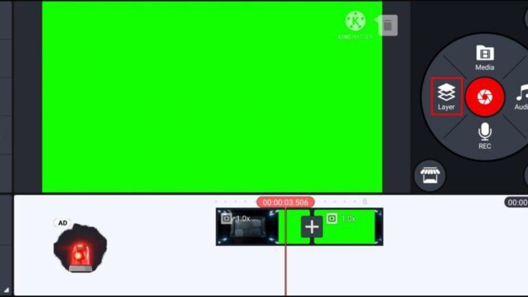 Kinemaster’s green screen