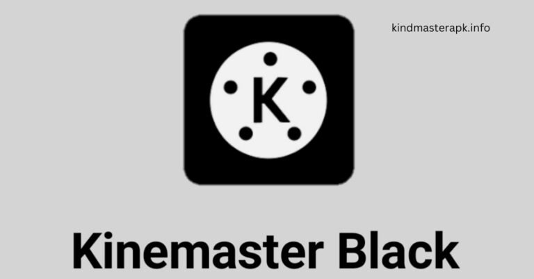 KineMaster APK Black Mod without a watermark